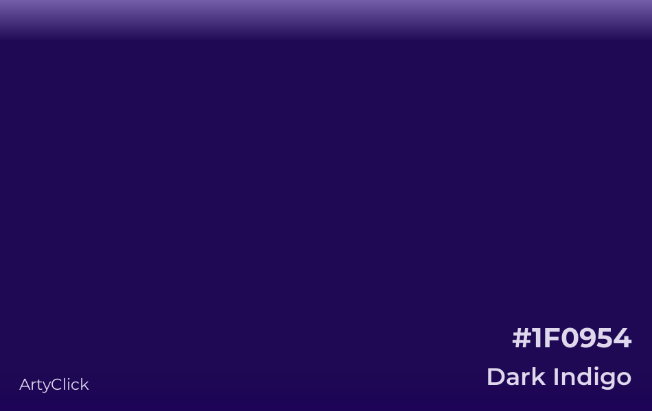 Dark Indigo #1F0954