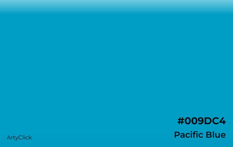 Pacific Blue #009DC4